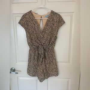 Animal print romper size s
